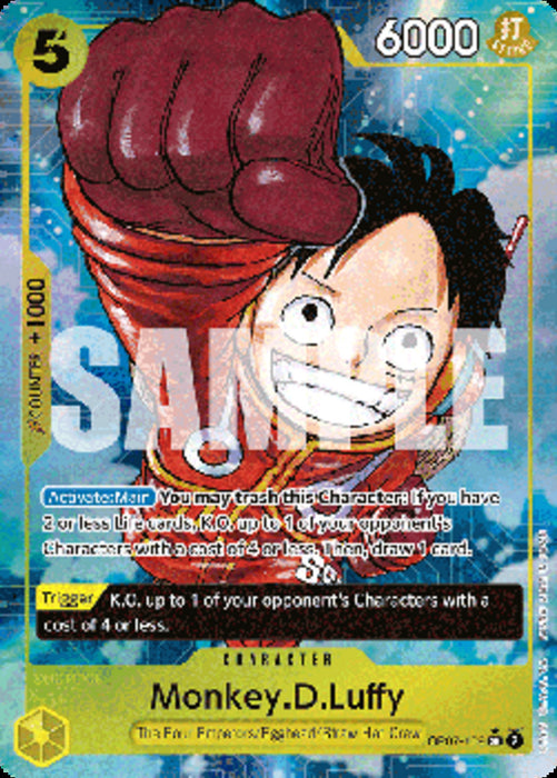 Monkey.D.Luffy (OP07-109) (V.2) OP07 Alternate Art Englisch