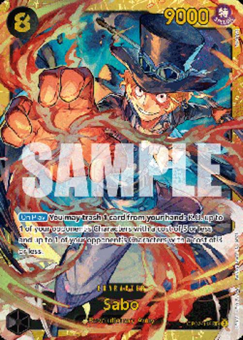 Sabo (OP07-118) (V.1) OP07 Secret Rare Englisch