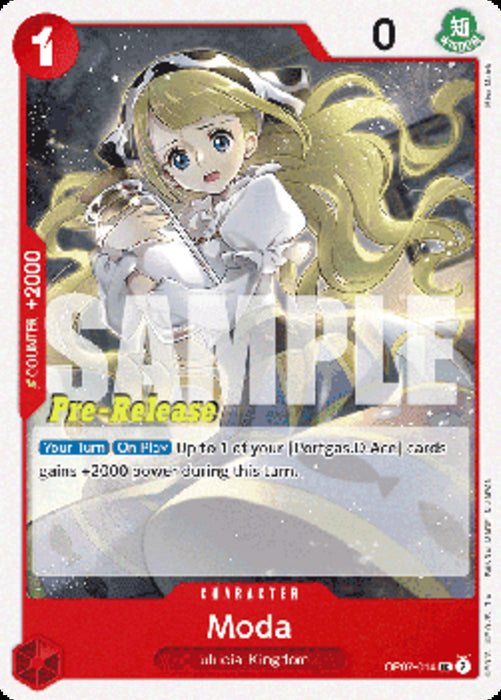 Moda (OP07-014) OP07P Uncommon Englisch