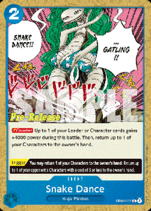 Snake Dance (OP07-055) OP07P Common Englisch
