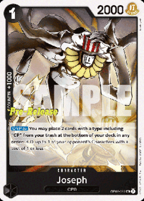Joseph (OP07-092) OP07P Uncommon Englisch