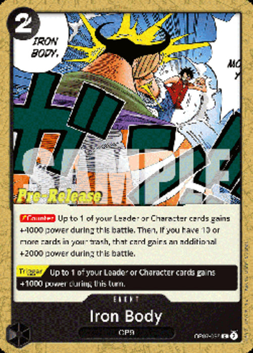 Iron Body (OP07-095) OP07P Common Englisch