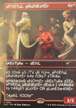 Spiteful Prankster SLD-801 Rare Englisch