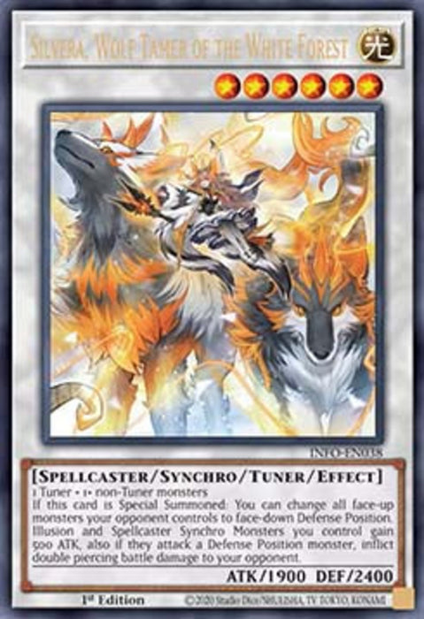 Silvera, Wolf Tamer of the White Forest (V.1) INFO-EN038 Ultra Rare Englisch