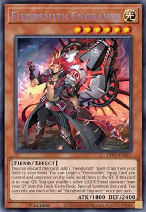 Fiendsmith Engraver (V.1) INFO-EN017 Secret Rare Englisch