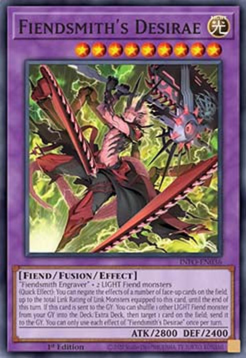 Fiendsmith's Desirae INFO-EN036 Super Rare Englisch