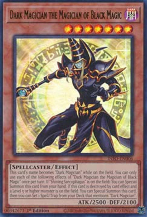 Dark Magician the Magician of Black Magic (V.1) INFO-EN006 Ultra Rare Englisch