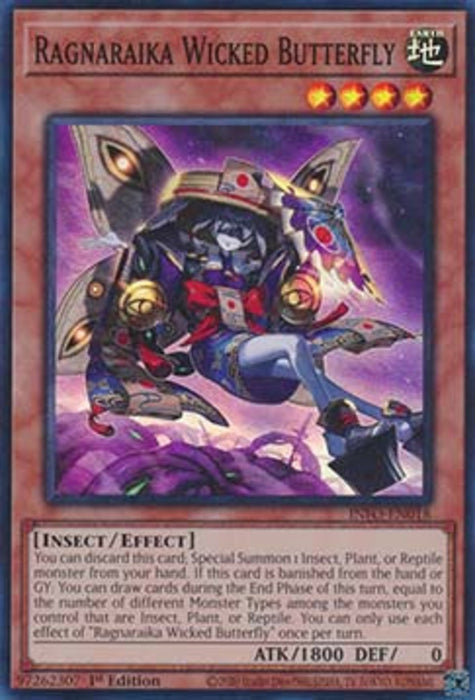 Ragnaraika Wicked Butterfly INFO-EN018 Super Rare Englisch