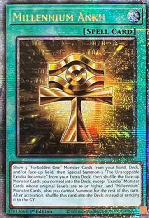 Millennium Ankh (V.3) INFO-EN053 Quarter Century Secret Rare Englisch