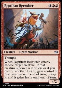 Reptilian Recruiter BLB-149 Uncommon Englisch