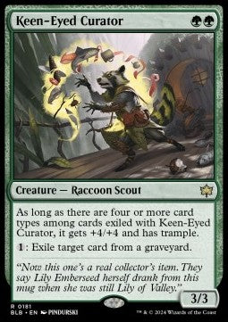 Keen-Eyed Curator BLB-181 Rare Englisch