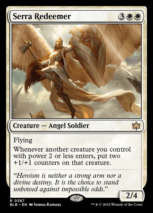Serra Redeemer XBLB-387 Rare Englisch