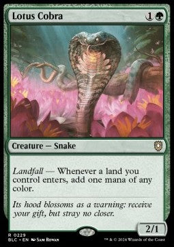 Lotuskobra BLC-229 Rare Deutsch