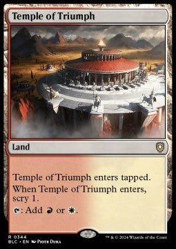 Temple of Triumph BLC-344 Rare Englisch