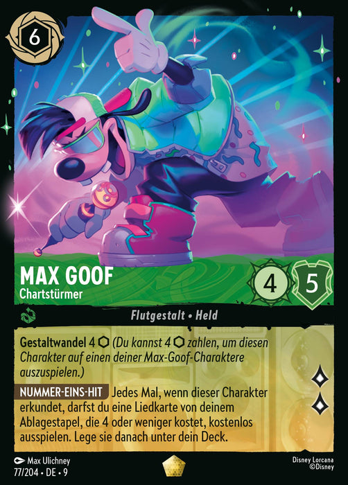 Max Goof - Chartstürmer (V.1) 9FAB-077 Legendary Deutsch