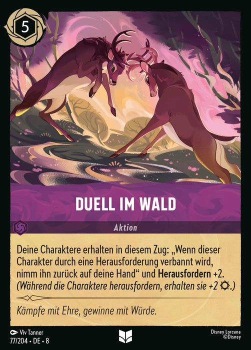 Duell im Wald 8JAF-077 Uncommon Deutsch