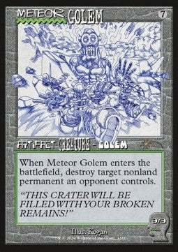 Meteor Golem SLDIE-1660 Rare Englisch