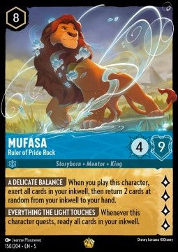 Mufasa - Ruler of Pride Rock (V.1) 5SSK-150 Legendary Englisch