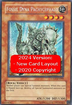 Fossiler Pachycephalosaurier LODT-DE099 Secret Rare Deutsch