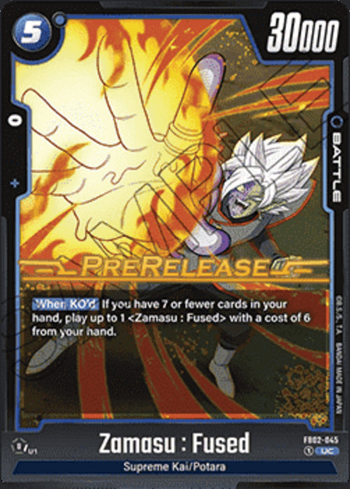 Zamasu : Fused (FB02-045) FB02P Uncommon Englisch