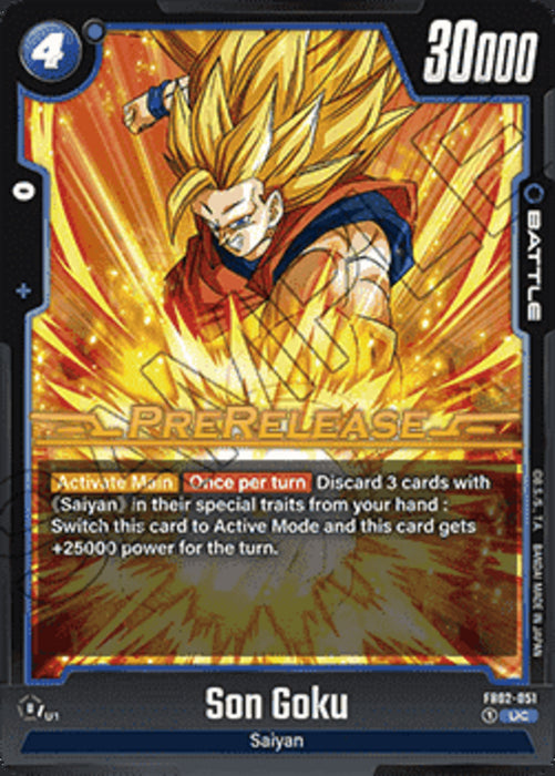 Son Goku (FB02-051) FB02P Uncommon Englisch
