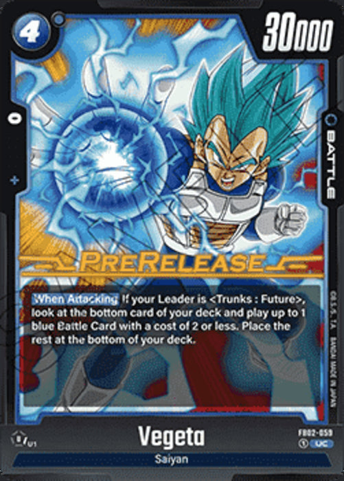 Vegeta (FB02-059) FB02P Uncommon Englisch