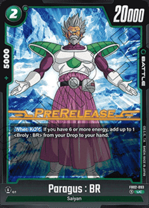 Paragus : BR (FB02-093) FB02P Uncommon Englisch