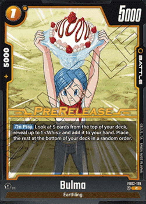 Bulma (FB02-129) FB02P Common Englisch