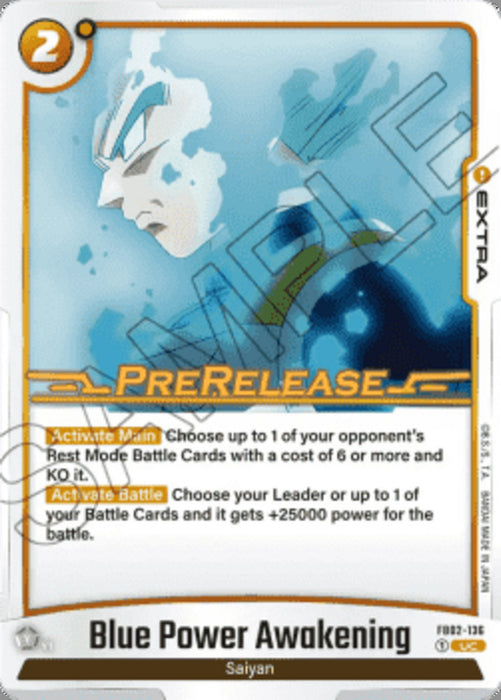 Blue Power Awakening (FB02-136) FB02P Uncommon Englisch