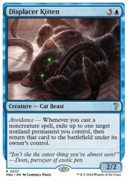 Displacer Kitten MB2-27 Rare Englisch