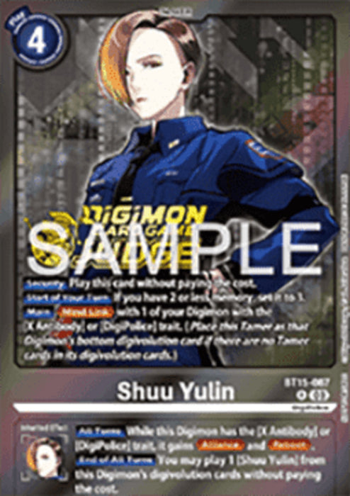 Shuu Yulin (BT15-087) JP Alternative Art Englisch