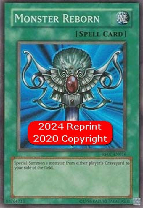 Monster Reborn (V.2) RP01-EN016 Super Rare Englisch