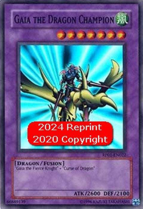 Gaia the Dragon Champion (V.2) RP01-EN022 Super Rare Englisch