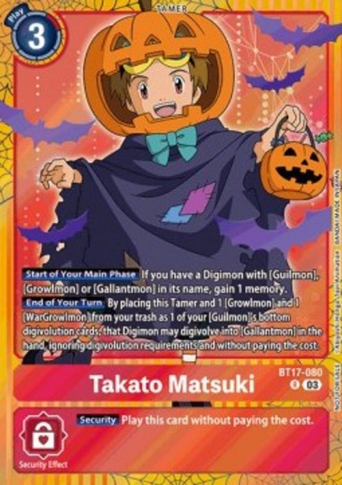 Takato Matsuki (BT17-080) STP Alternative Art Englisch
