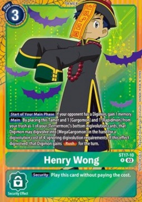 Henry Wong (ST17-10) STP Alternative Art Englisch