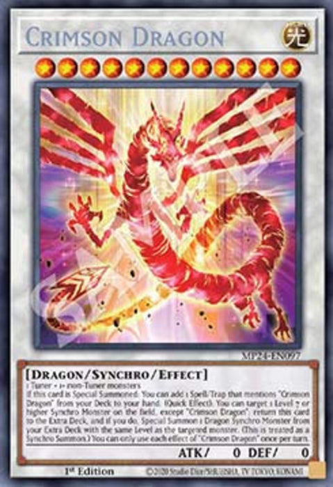 Crimson Dragon MP24-EN097 Secret Rare Englisch