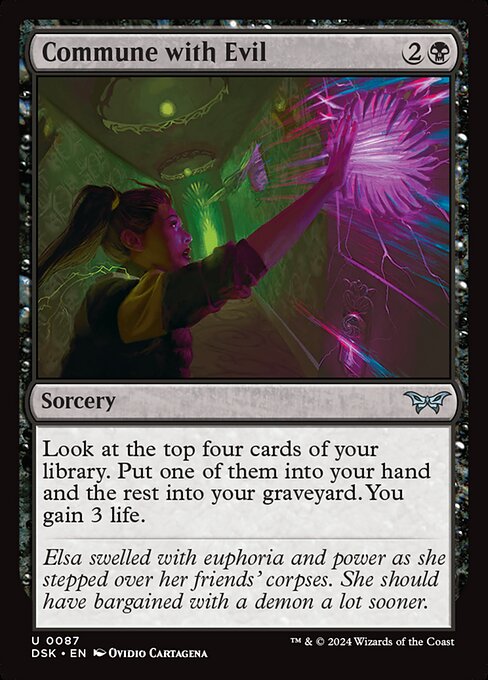 Magic: Commune with Evil
