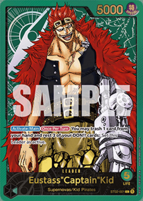 Eustass"Captain"Kid (ST02-001) UP Leader Englisch