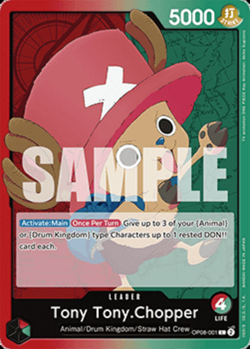 Tony Tony.Chopper (OP08-001) (V.1) OP08 Leader Englisch