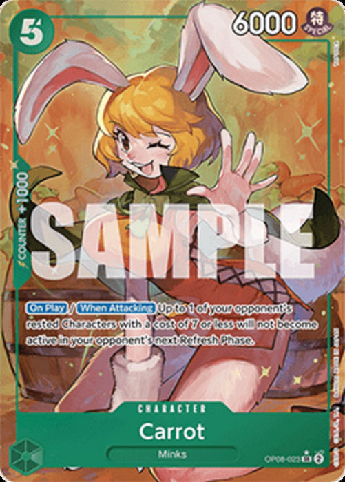 Carrot (OP08-023) (V.2) OP08 Alternate Art Englisch