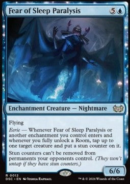 Fear of Sleep Paralysis DSC-12 Rare Englisch