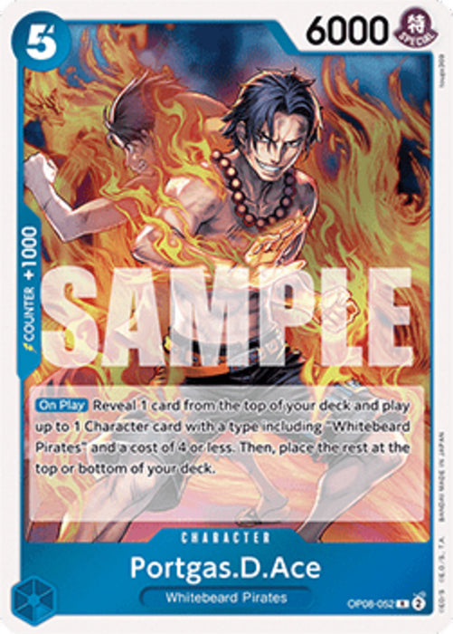 Portgas.D.Ace (OP08-052) (V.1) OP08 Rare Englisch