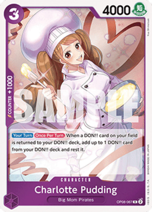 Charlotte Pudding (OP08-067) (V.1) OP08 Rare Englisch