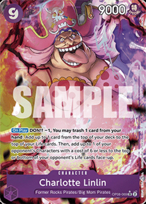 Charlotte Linlin (OP08-069) (V.2) OP08 Alternate Art Englisch