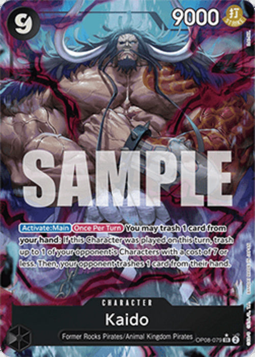 Kaido (OP08-079) (V.2) OP08 Alternate Art Englisch