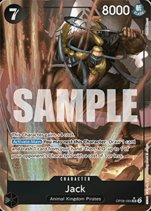 Jack (OP08-084) (V.2) OP08 Alternate Art Englisch