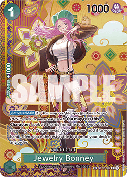 Jewelry Bonney (ST02-007) OP08 Special Rare Englisch