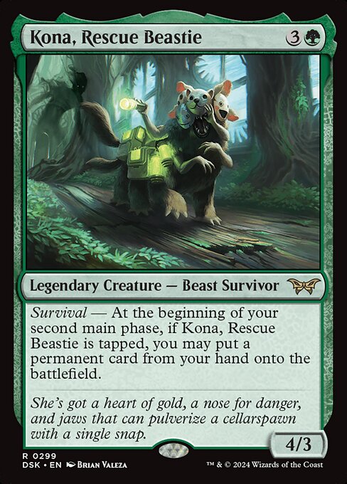 Kona, Rescue Beastie (V.1) XDSK-299 Rare Englisch