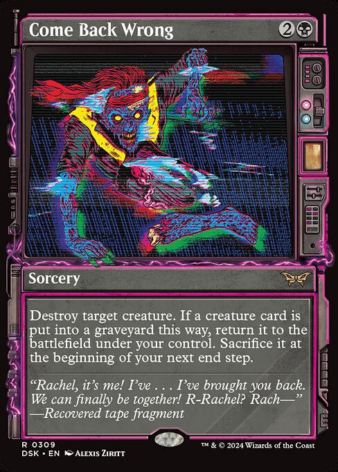 Magic: Come Back Wrong