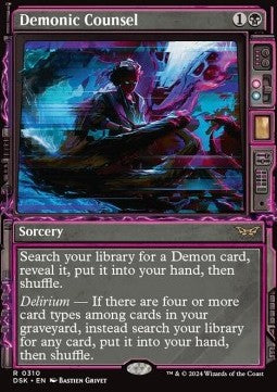 Demonic Counsel XDSK-310 Rare Englisch